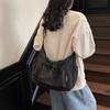 Trendy Solid Color Large Capacity Women's Bag 2025 New Fashion Shoulder Bag High Sense Casual Versatile Tote Bag