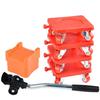 Furniture Lift Mover Tool Set 500kg Load-capacity Easy To Install Appliance Slider Heightening Pad Furniture