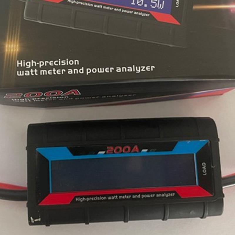 200A Energy Meter Power Analyzers with Battery Electric Safety Monitoring & Adjustable Screen for Enhances Readability