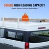 Van Roof Ladder Rack, 2 Bar Alloy Steel Ladder Racks, Adjustable from 1200-2000 mm, 227 kg Capacity, Roof Rack Compatible with Full-size Vans with