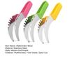 1/3Pcs Stainless Steel Watermelon Slicer Clip with Grip Handle Fruit Vegetable Melon Cutter Slicing Cutting Tool Kitchen Gadgets