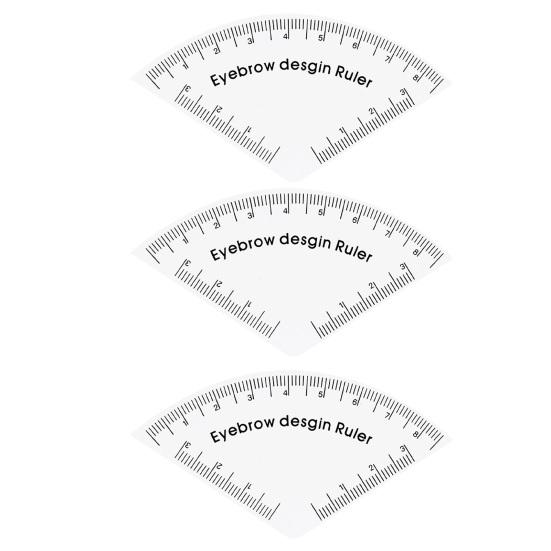 1/2/3/4/5Pcs Fast Drawing Eyebrow Design Ruler Microblading Mapping Shaping Template Tool Permanent Eyebrow Makeup Drawing Guide Ruler