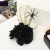 Halloween Rose Headband Dark Spiders Hair Clip Cosplay Party Headwear Hair Hoop Dress Up Party for Masquerade
