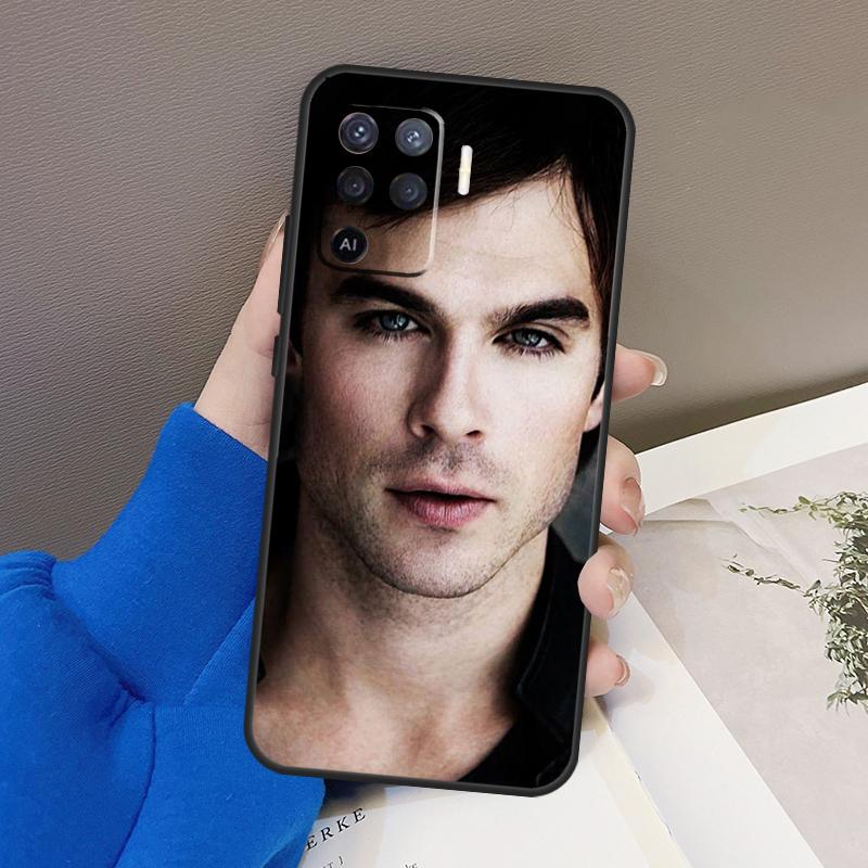 Чехол Vampire Diaries Damon Salvatore для Oppo A76 A16 A96 A17 A18 A60 A80 A40 A38 A58 A78 A98 A94 A74 A54 A15 A57 A77 A5 Pro