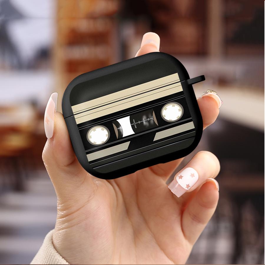 Чехол для наушников Чехол-крышка Для Airpods 2 1 Pro Pro2 Pro3 3 4 Классическая Кассетная лента