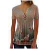 Womens Tops Hide Belly Tunic Summer Short Sleeve T Shirts Cute Flowy Tshirt Casual Dressy Blouses For Leggings