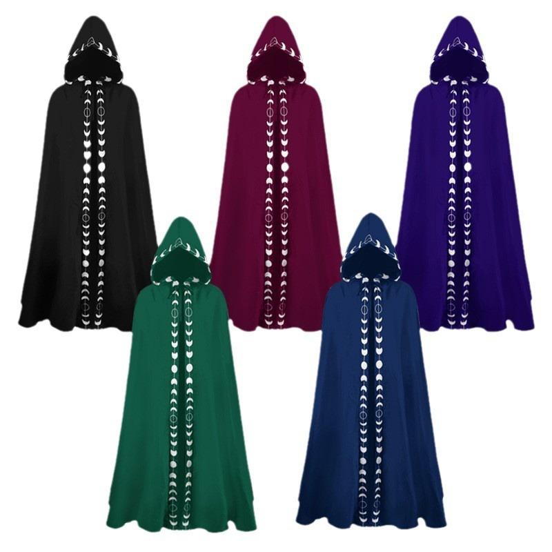 Новый плащ с капюшоном большого размера средневековый плащ эпохи Возрождения костюм на Хэллоуин