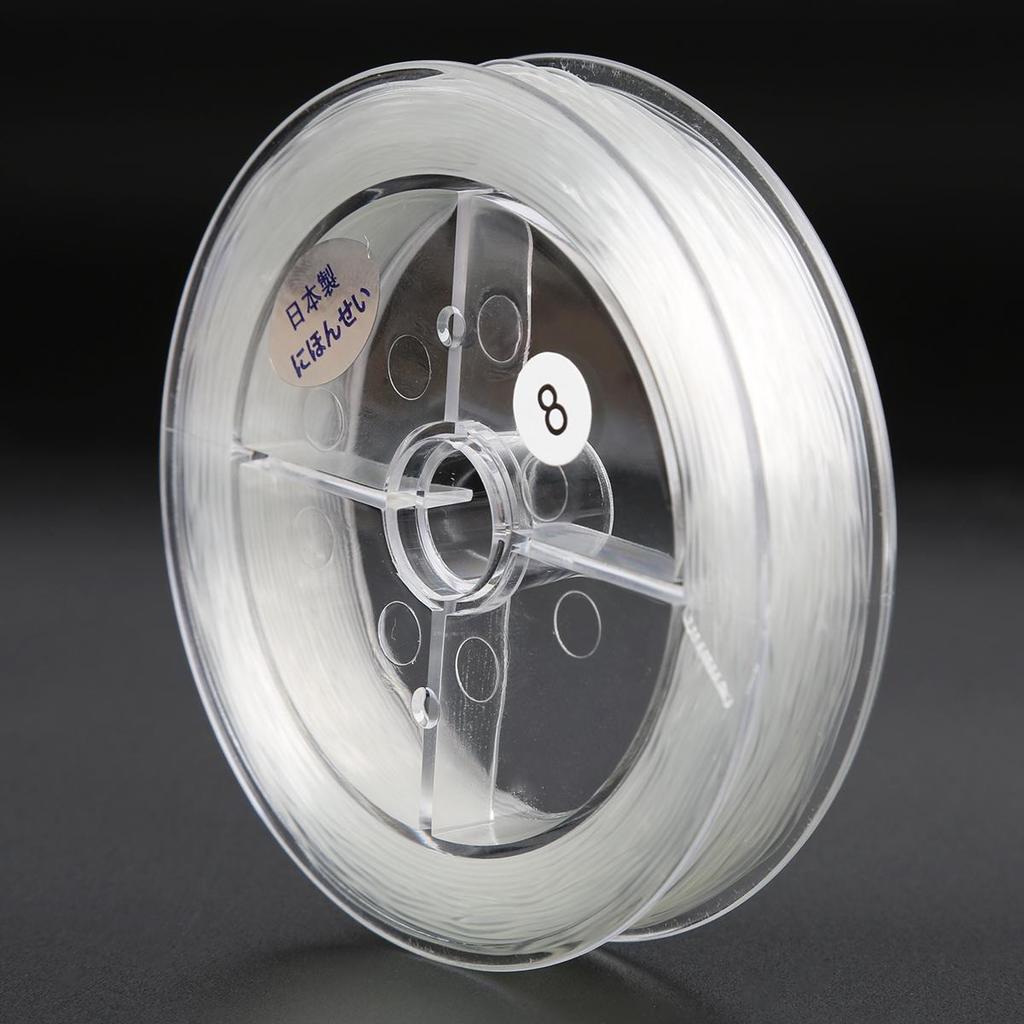 Эластичная леска Прозрачная хрустальная бисерная нить для изготовления браслетов и ожерелий своими руками