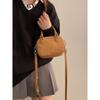 Ielgy Autumn Winter Retro Flannel All-Match Portable Shoulder Messenger Bag