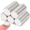 50 шт. Магниты супер сильные неодимовые круглые магниты неодимовые магниты дисковые магниты идеально подходят для поделок с футляром для хранения 10x2 мм холодильник, офис,