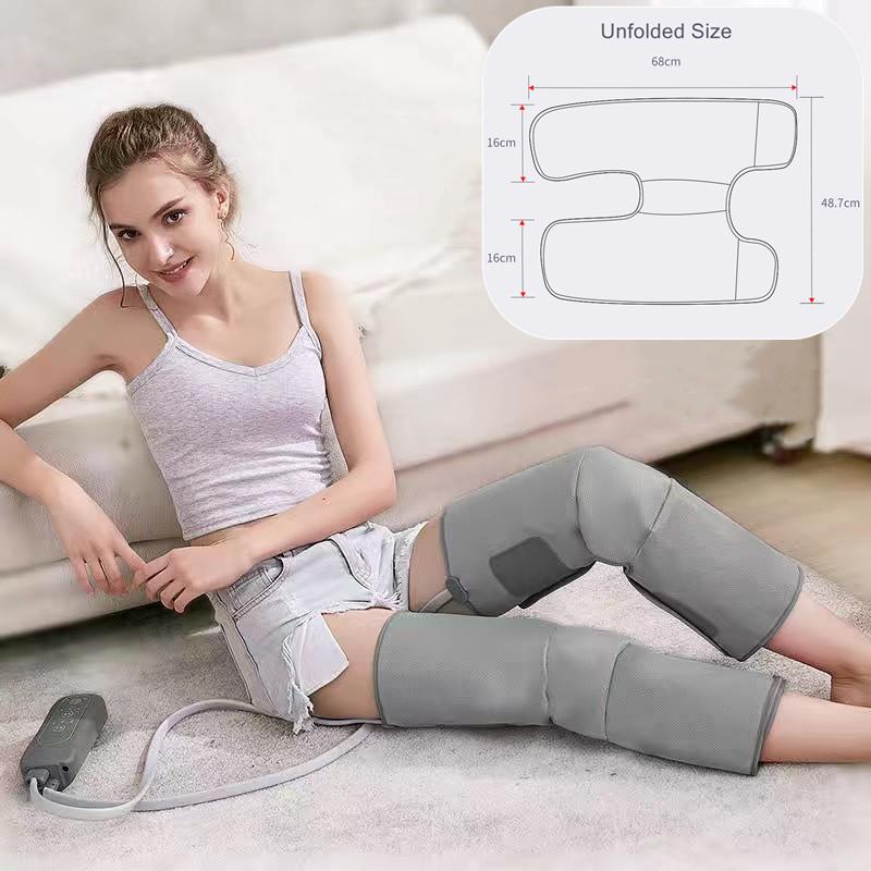 Multifunctional Leg Massager Heating Air Compression Leg Foot Massager Pain Relief Improve Circulation Calf Massage Machine
