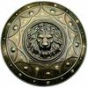 Medieval Lion Face Round Shield Iron Greek Larp Knight Handmade Shield