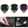 Electric Guitar Picks with High-Sensitivity LED Light Ukulele Picks Replacement Non-Slip Portable for Bass Electric Guitarists