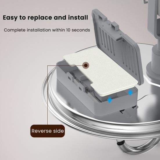 Фонтан для воды 2,2 л из нержавеющей стали, тихий фонтанчик для питомцев с четверным