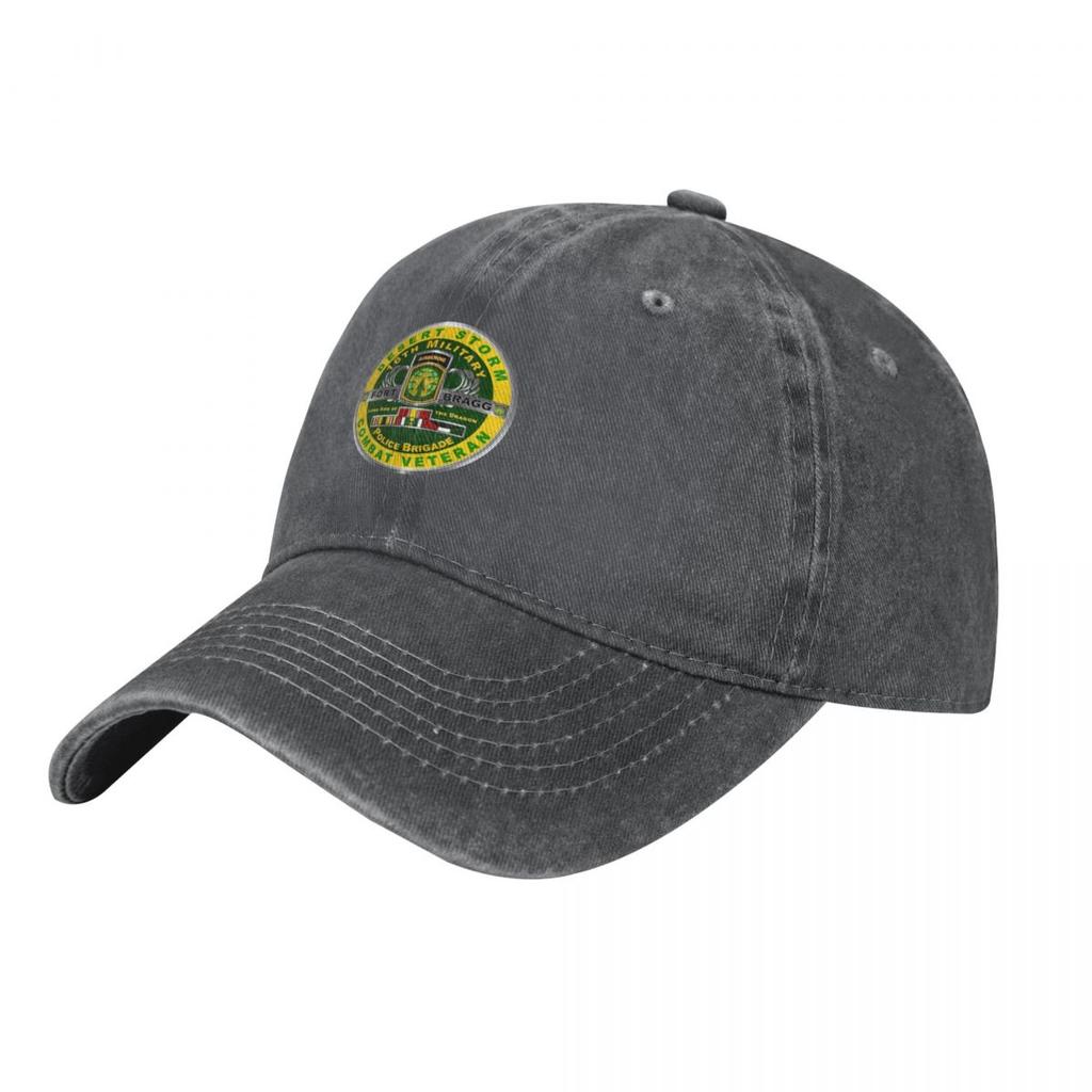 th Military Police Brigade Desert Storm Veteran Baseball Cap funny hat Sunscreen Womens  Unisexs