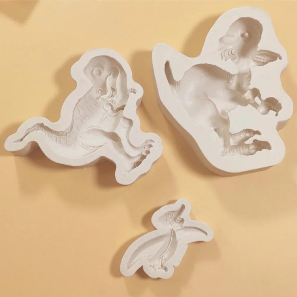 Мультяшная силиконовая форма для помадки с изображением животных из мультфильмов, шоколадная вставка, форма для украшения торта, креативная форма для выпечки своими руками