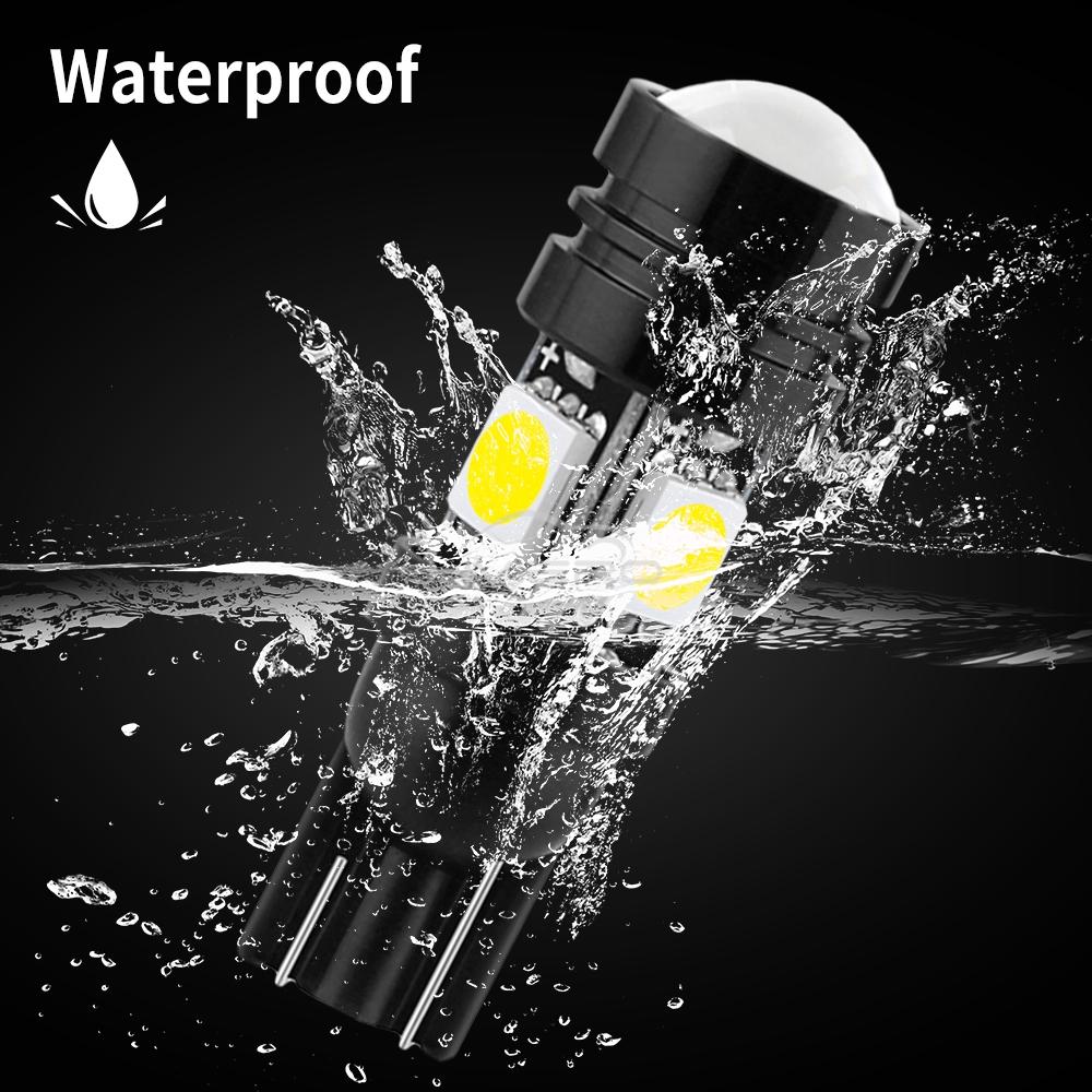 2 шт. T10 W5W 168 192 4SMD 5050 Поворотник Стоп-сигнал 12В Автомобильный Задний Ход Багажник Номерной Знак Парковка Крыша Купол Лампа для чтения Белый