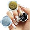 LULUGEL Icing Gel 5g Mirror Powder Gold Silver Set Gel Nail Icing Mirror Nail Bijou Gel Bijou Lulu Gel powder (Набор из 3 предметов)
