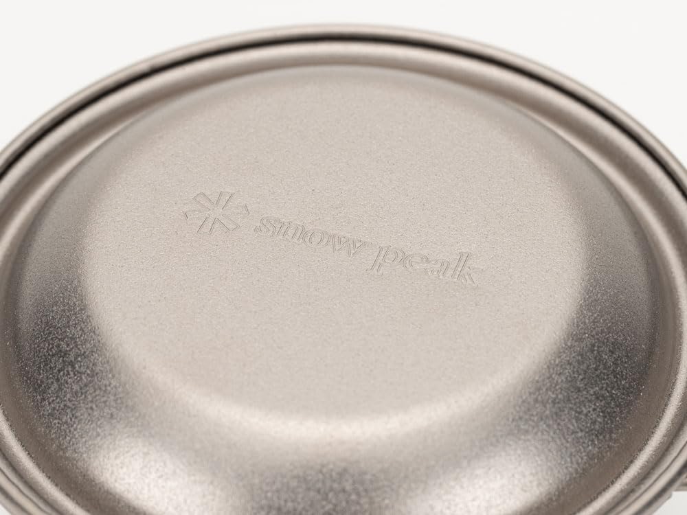 Кружка Snow Peak Deep Titanium Sierra с крышкой для кемпинга и отдыха на природе, легкая, E-314