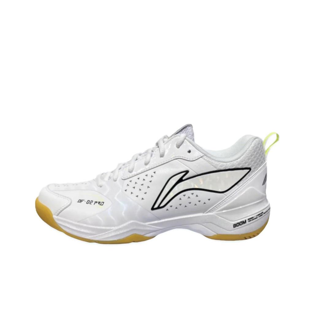Li Ning Blade II Pro Спортивные Удобные Амортизирующие Износостойкие Низкие Кроссовки для Бадминтона Унисекс Белые AYZV001-1