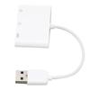Адаптер для зарядного устройства гарнитуры, многофункциональный, 3 в 1, переходник с USB3.0 на 3,5 мм