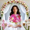 3D Открытка на День Рождения для Мужчин Женщин Мамы Папы Мужа Жены Бабушки Дедушки Сына Дочери Музыкальный Букет Цветочные Карты
