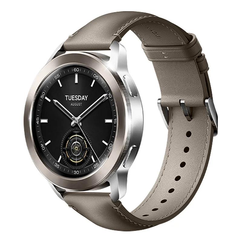 22 мм Кожаный спортивный ремешок для HUAWEI Watch GT3 4 5 Xiaomi Watch S4/S4 Sport/S3 Мягкий браслет для Xiaomi Watch Series S2/S1 Pro Цветной ремешок Аксессуары