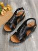 Fashion 35-43 Summer Women Shoes Sandals Open Toe Walking Shoes Soft Ladies Shoes Wedge Women Shoe Roman Sandal Women Female Footwear