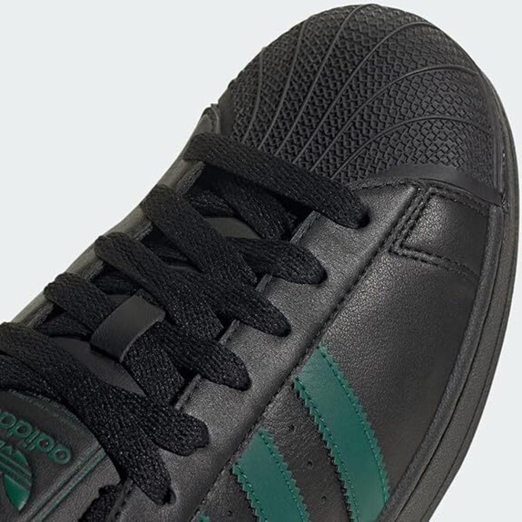 adidas Superstar II Core Size JQ2311, Черный/Колледж-зеленый/Базовый черный, 24,5 см