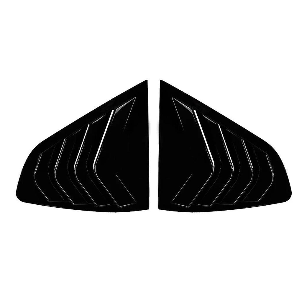 For BMW X4 G02 2018 -2024 ABS Plastic Rear Window Quarter Louver Cover Side Vent Trim Car Adhesive Accessories