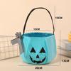 Flexible Pumpkin Bucket Open Top Trick or Treat Bucket Holiday Ghost Plush Bag  Dessert Making