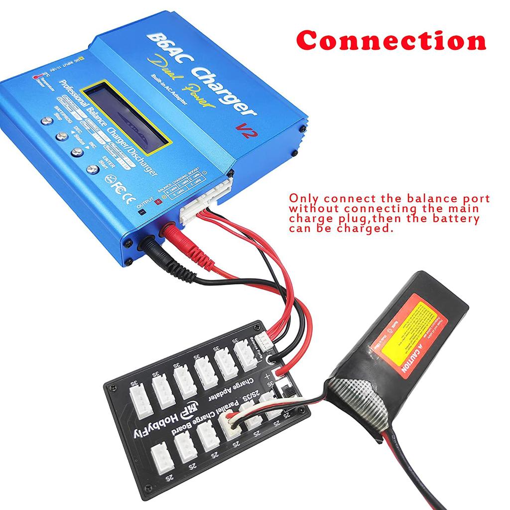 Плата зарядной пластины 2S-3S, плата параллельной зарядки, многопараллельная сбалансированная зарядная плата 6 в 1, плата расширения для Imax B6