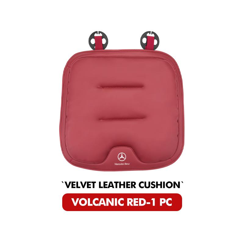 D2-Leather Car Seat Velour Cushion Auto Backrest Breathable Pad For Mercedes Benz CLK GLC W212 C200 C300 W203 W204 W205 W169 W176