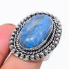 Lapis Lazuli Gemstone 925 Sterling Silver Jewelry Ring Size 8.5