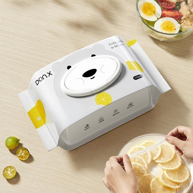 Одноразовая крышка из пищевой пленки, съемная, для бытовой кухни, для посуды, фруктов, для сохранения свежести