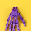 2Pcs 3D Printed Plastic Scary Decoration Halloween Skeleton Hand Prop For Haunted House Horror Party Table Display Ghost