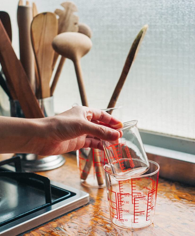 Hario Мерный стакан термостойкий стеклянный 200 MJC-20-R-BK