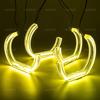 DRL LED Daytime Running Light New CS CSL Style Lemon Yellow Angel Eyes for BMW 5 Series E39 525i 528i 530i 540i 1997-2003