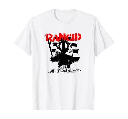 Rancid And Out Come The Wolves Официальная белая футболка