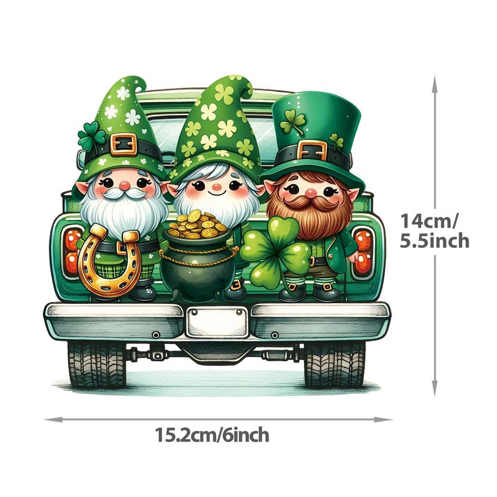 Удачный день, утюг на патче St.. Наклейки Patrick Green Parches Ropa Diy Наклейка для одежды Термопресс Аппликация Футболка Утюг На Заплатках