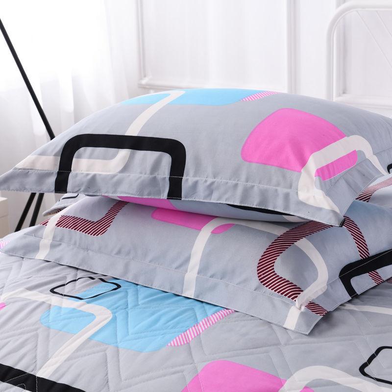 2Pcs 48X74Cm Printed Pillow Case Bed Pillowcases Standard Pillow Cover for Bedding Bedroom (No Filler)