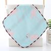 6 Layer Gauze Baby Washcloth 25x25cm Soft Absorbent Jacquard Infant Burp Cloth Thickened Face Towel For Autumn Winter