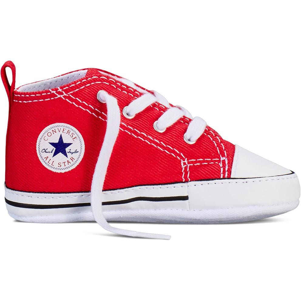 Converse Кеды Chuck Taylor All Star Защита от ударов и истирания Устойчивые к ударам и истиранию Средняя высота Обувь для малышей Красный 88875