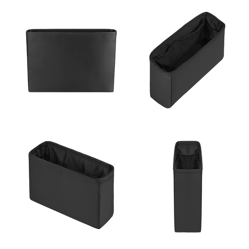 KINGS IN BAG Роскошная легкая сумка для хранения Предотвращает деформацию Внутренняя атласная сумка для 22 сумок Сумка в сумке Сумка в сумке (мини, черный)