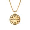 Key of Solomon Necklaces Pentacle of the Sun Mercury Jupiter Alpha Master of EternityTalisman Stainless Steel Necklaces