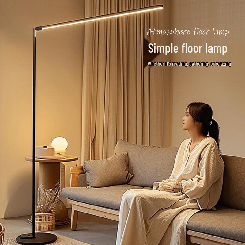 Super Bright T98 LED Floor Lamp for Living Room, Bedroom, or Study - Eye Protection and Ambient Lighting.