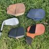 Чехлы для головок клюшек для гольфа Driver Fairway Wood Hybrids, чехлы для клюшек для гольфа из искусственной кожи, чехлы для клиньев для любителей гольфа