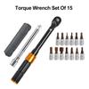 1/4-Inch Torque Wrench Dual-Direction Adjustable 72-Tooth Drive Click Torque Wrench (2-24N.m) Tool