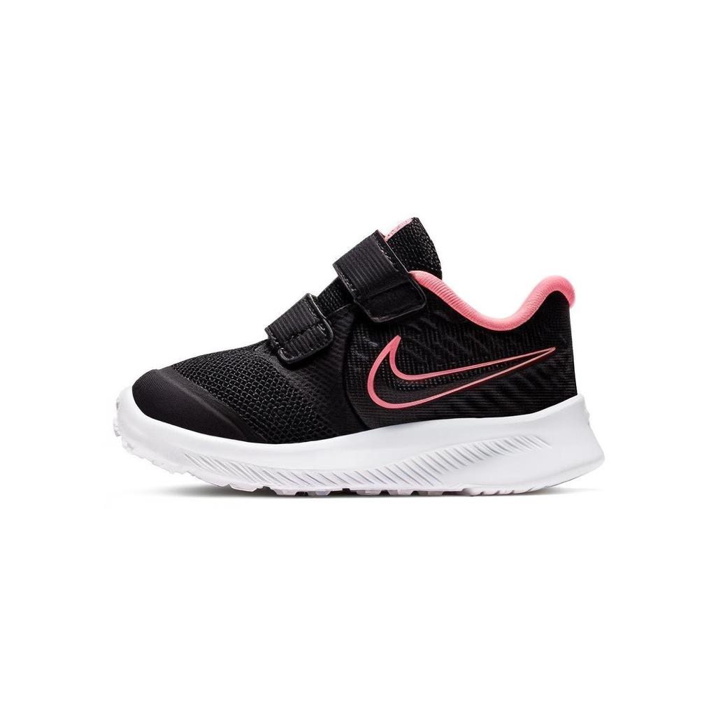 Nike Star Runner 2 Lightweight Low top Toddler Shoes Black Pink Infant And Toddler AT1803-002