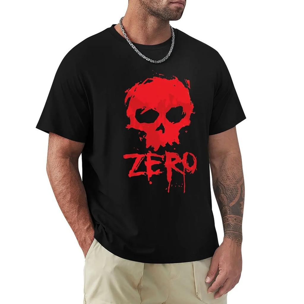 Новая мужская черная футболка Zero Original Skate Vintage Skull унисекс для мужчин и женщин